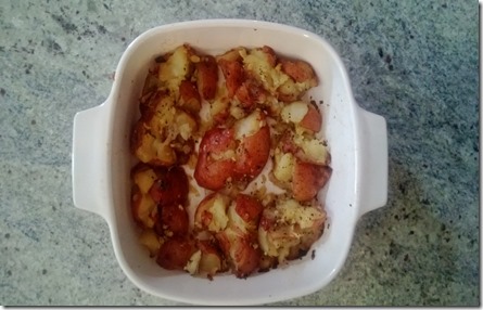 Smashed Hot Potatoes